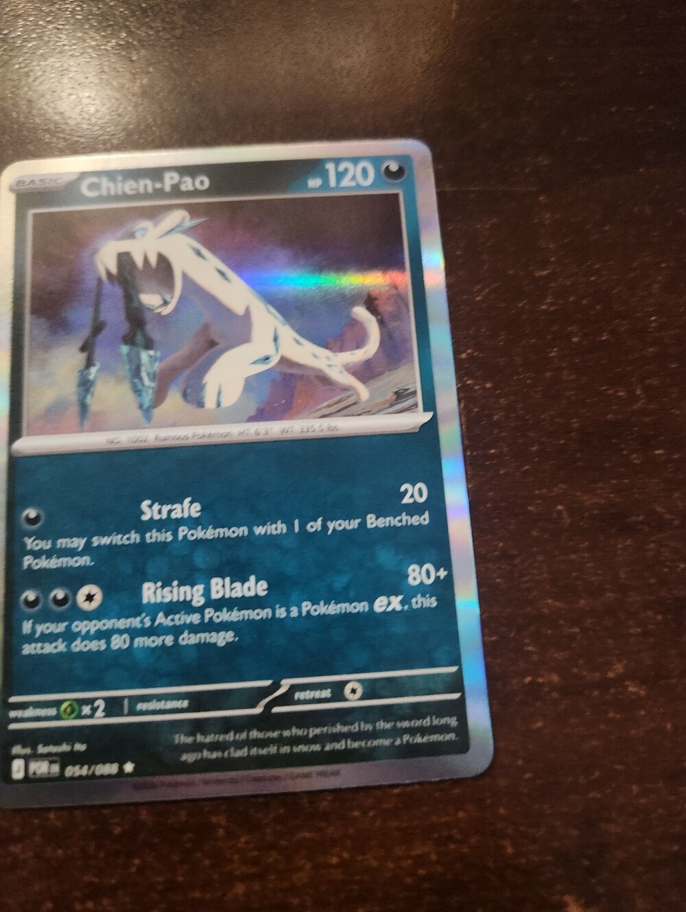 2026 Pokemon Perfect Order Chien Pao 054/088 Reverse Holo